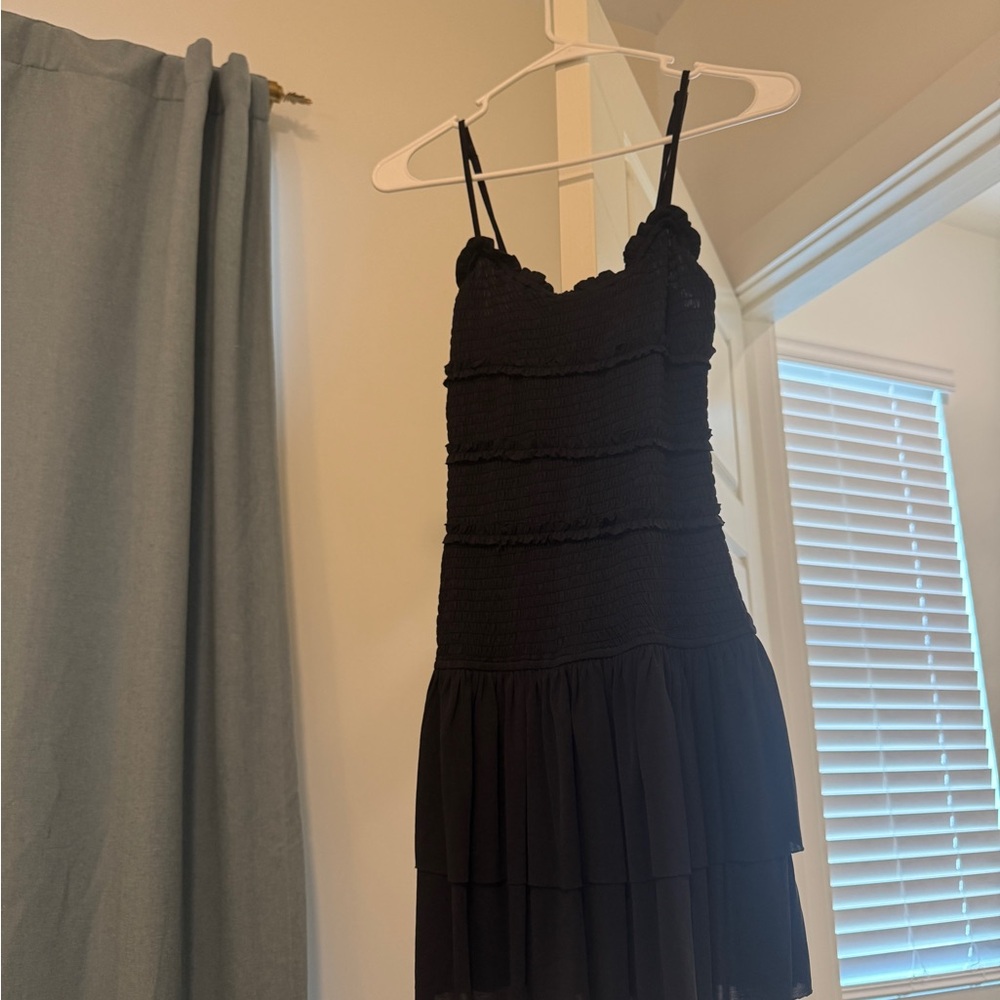 Urban Outfitters Off-Black Tiered Spaghetti Strap Dress- Never worn!